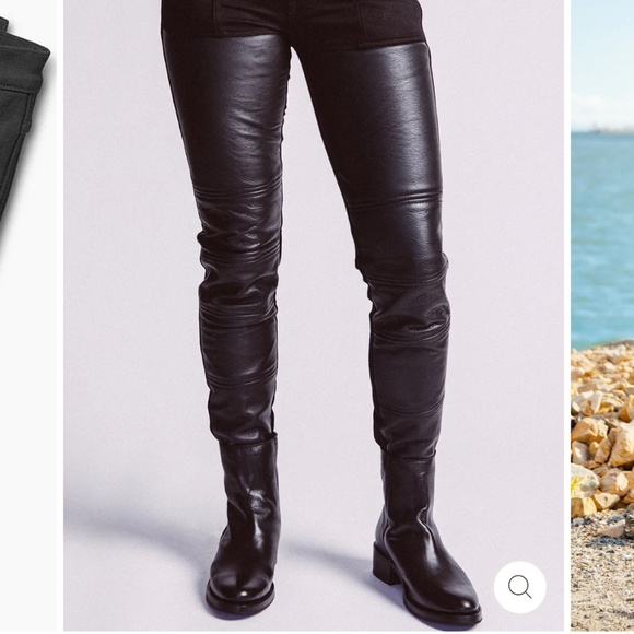 ATWYLD Shred leather and stretch denim motorcycle pants - Picture 5 of 5